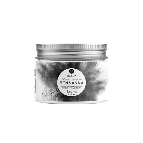 E-shop Ben&Anna Powder Black bieliaci zubný púder 15 g