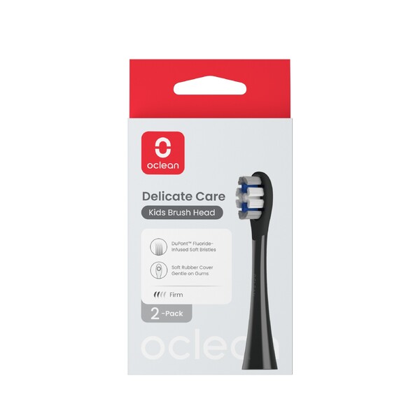 E-shop Oclean Kids Delicate Care Black náhradné hlavice 2 ks