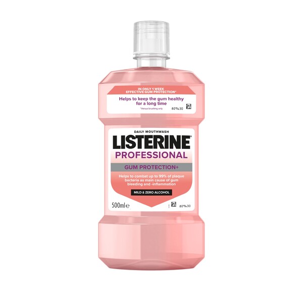 E-shop Listerine Professional Gum Protection+ ústna voda 500 ml
