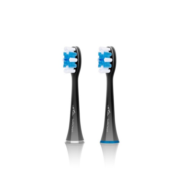 E-shop Eta 070790600 Black SoftClean náhradné hlavice 2 ks