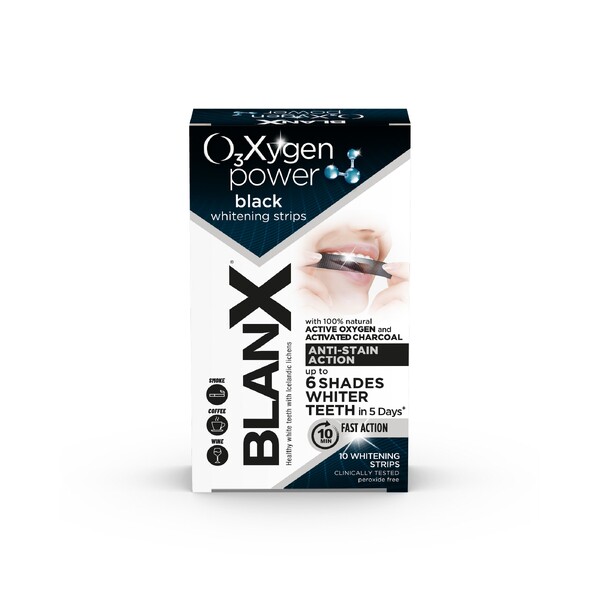 E-shop BlanX Oxygen Power Whitening Black bieliace pásky 10 ks