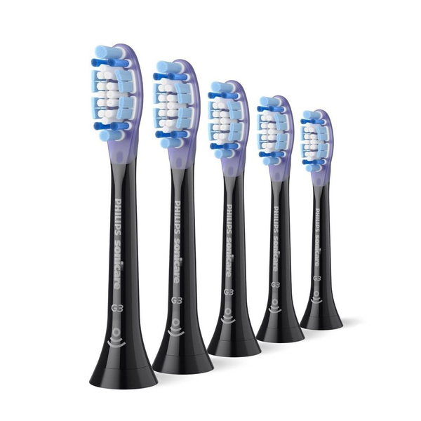 E-shop Philips Sonicare G3 Premium Gum Care Black HX9055/88 náhradné hlavice 5 ks