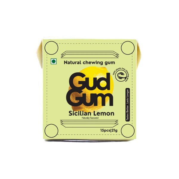 E-shop Gud Gum žuvačky 15 ks - citrónové