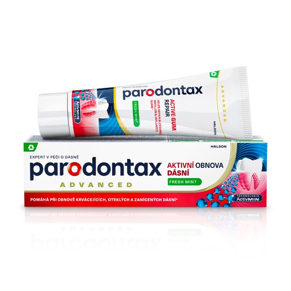 E-shop Parodontax aktívna obnova ďasien Fresh Mint zubná pasta 75 ml