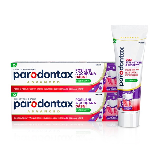 E-shop Parodontax posilnenie a ochrana ďasien Fresh Mint zubná pasta 2x75 ml
