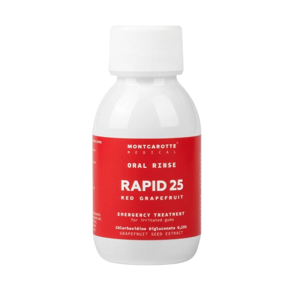 E-shop Montcarotte Rapid 25 Red Grapefruit ústna voda 100 ml