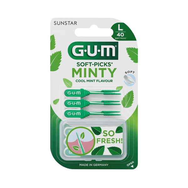 E-shop GUM Soft Picks Minty Large medzizubné kefky 40 ks
