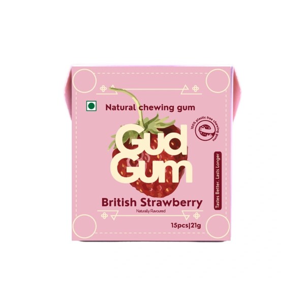 E-shop Gud Gum žuvačky 15 ks - britská jahoda