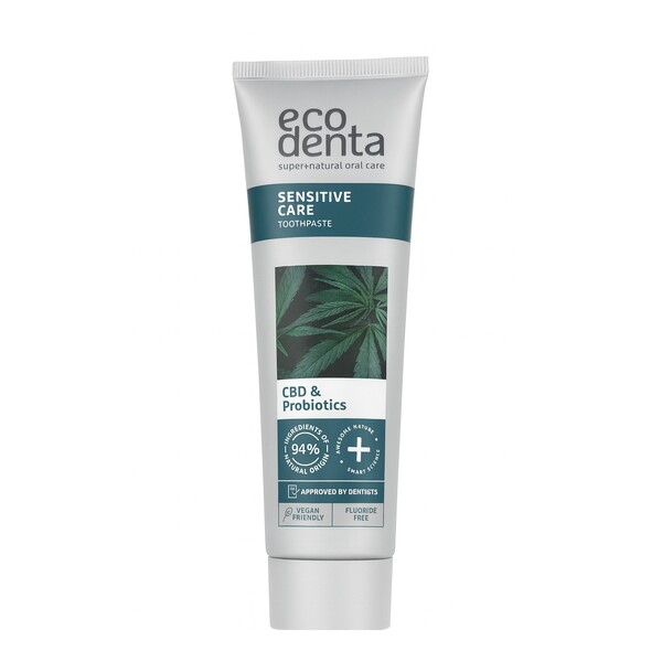 E-shop Ecodenta Sensitive CBD&Probiotics zubná pasta 100 ml