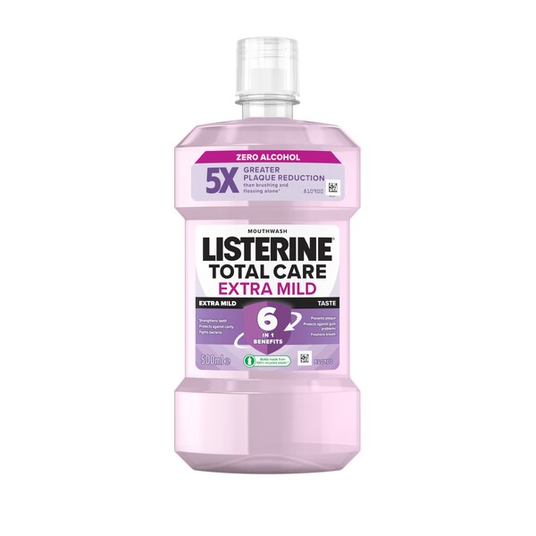 E-shop Listerine Total Care Extra Mild ústna voda 500 ml