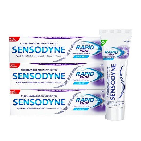 E-shop Sensodyne Rapid zubná pasta 3x75ml