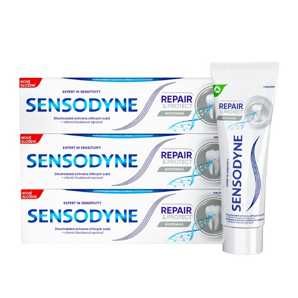 E-shop Sensodyne Repair&Protect Whitening zubná pasta 3x75 ml