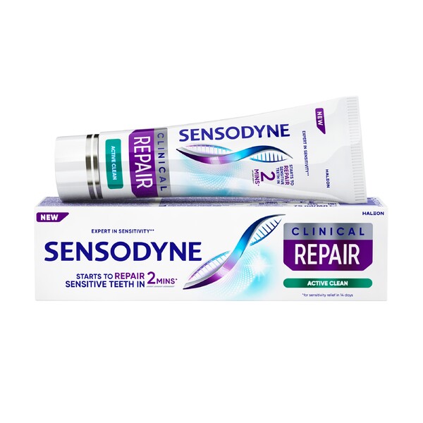 E-shop Sensodyne Clinical Repair Active Clean zubná pasta 75 ml