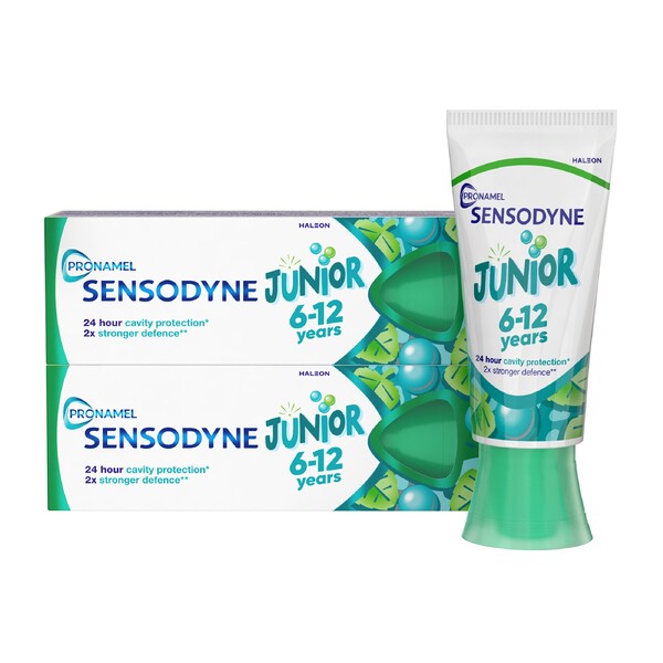 E-shop Sensodyne Pronamel Junior detská zubná pasta 6-12 rokov 2×50 ml