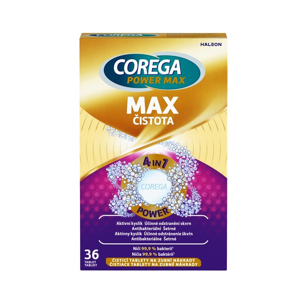 E-shop Corega Dvojitá sila čistiace tablety 36 ks