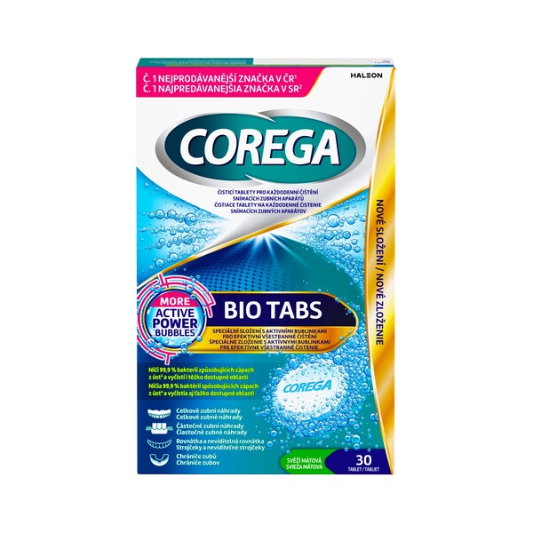 E-shop Corega Antibakteriálne čistiace tablety 30 ks