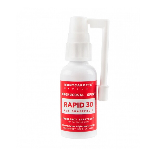 E-shop Montcarotte Rapid 30 Red Grapefruit sprej na ústnu dutinu 30 ml