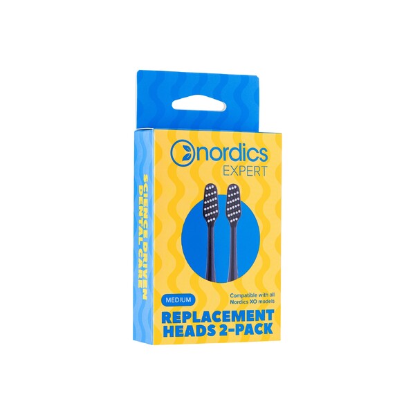 E-shop Nordics Expert Medium Black náhradné hlavice 2 ks