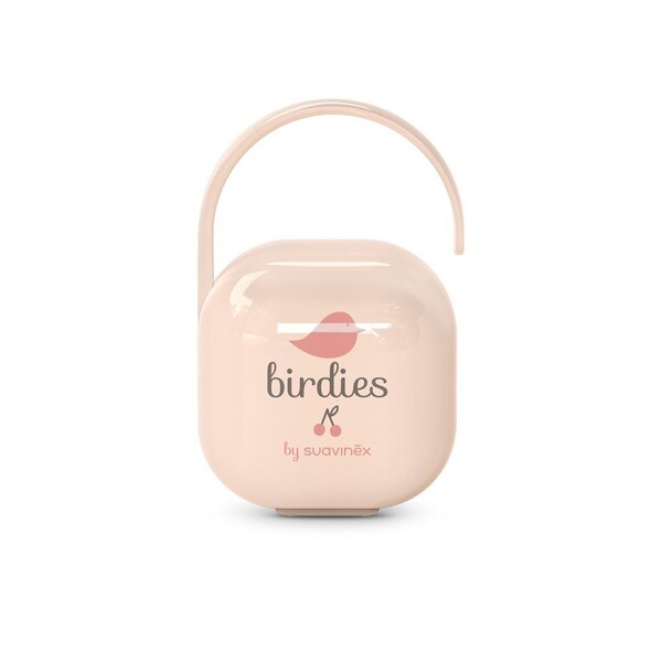 E-shop Suavinex Krabička na cumlík Birdies - ružová