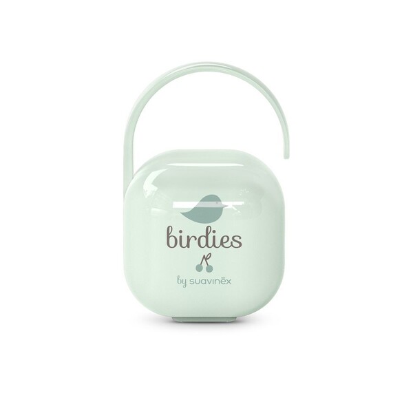 E-shop Suavinex Krabička na cumlík Birdies - zelená
