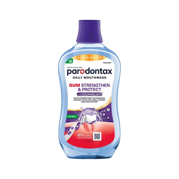 E-shop Parodontax Posilnenie a ochrana ďasien Icy Mint ústna voda 500 ml