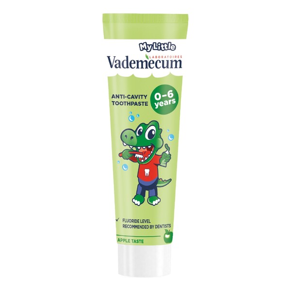 E-shop Vademecum My Little Apple 0-6 detská zubná pasta 50 ml