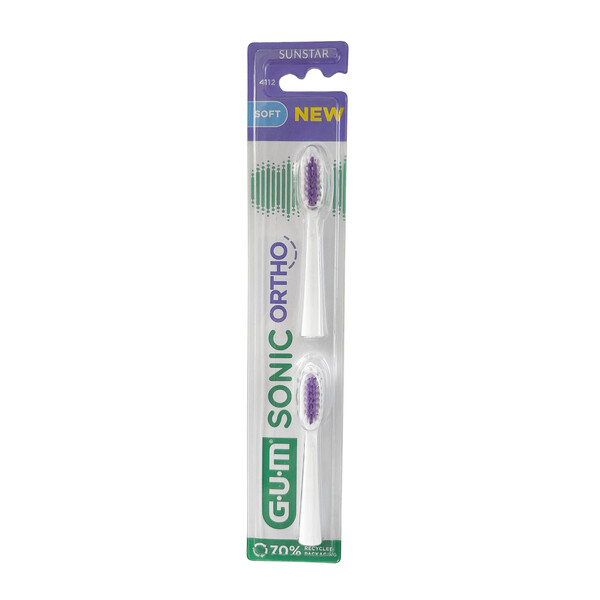 E-shop GUM Sonic Ortho náhradná hlavica 2 ks