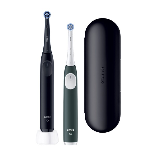 E-shop Oral-B iO Series 2 Duo Black+Green elektrická kefka 2 ks