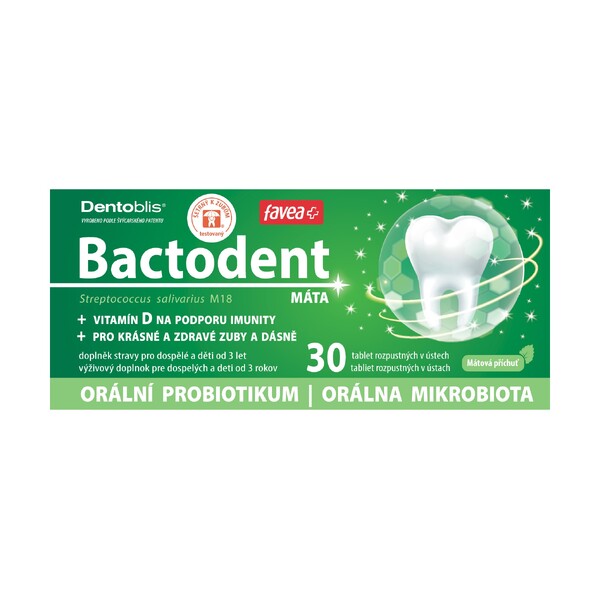E-shop Bactodent orálne probiotikum 30 ks - mäta