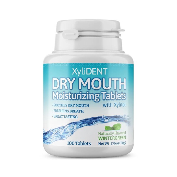 E-shop XyliDENT zvlhčujúce pastilky 100 ks - wintergreen