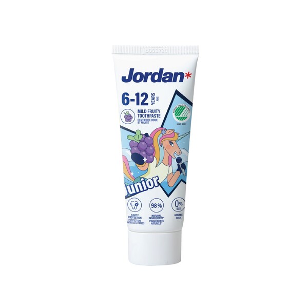 E-shop Jordan Junior 6-12 detská zubná pasta 50 ml