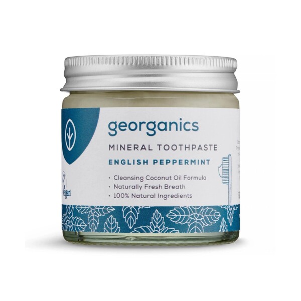 E-shop Georganics English Peppermint zubná pasta 60 ml