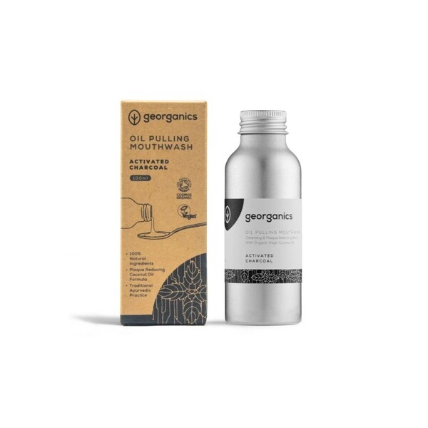E-shop Georganics Activated Charcoal ústna voda 100 ml
