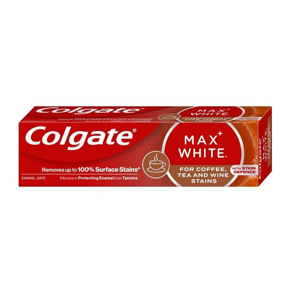 E-shop Colgate Max White Coffee, Tea & Wine zubná pasta 75 ml