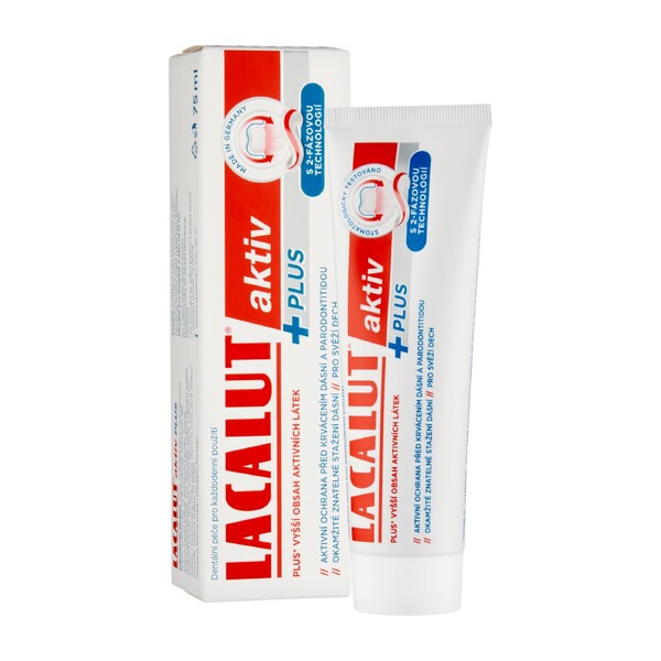 E-shop Lacalut Aktiv Plus zubná pasta 75 ml