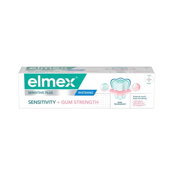 E-shop Elmex Sensitive Sensitivity + Gum Strenght Whitening zubná pasta 75 ml
