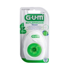 GUM Weave zubná niť voskovaná s mentolom 55 m