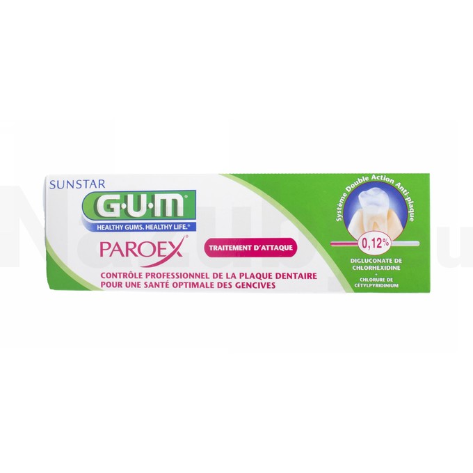 GUM Paroex 0,12% CHX zubná pasta 75ml