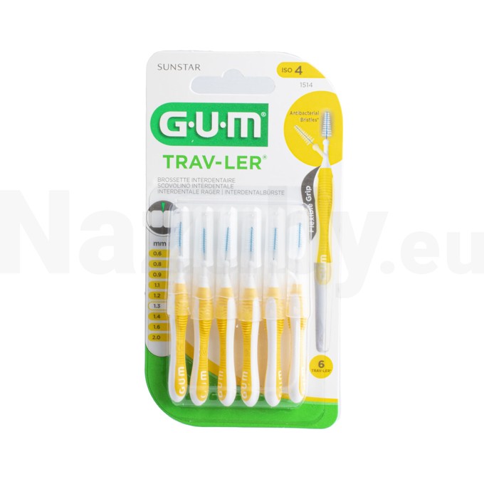 GUM Trav-Ler medzizubné kefky 1,3 mm 6 ks
