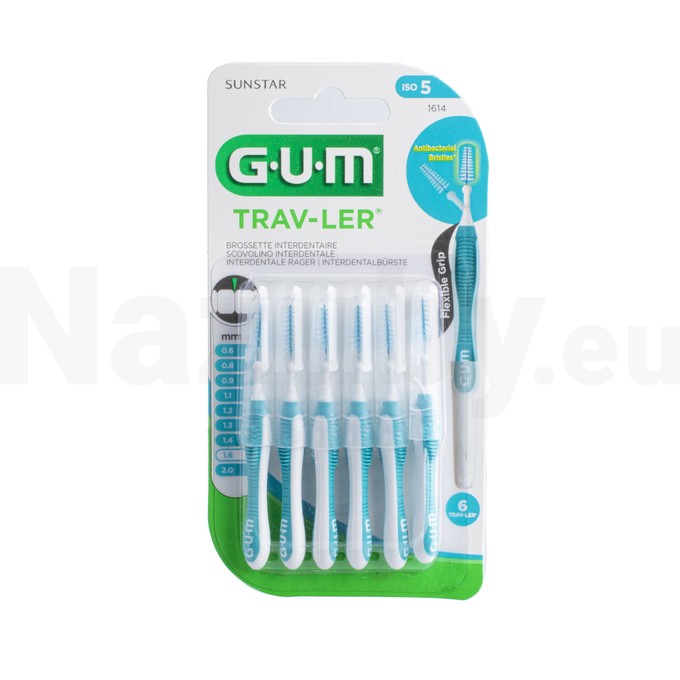 GUM Trav-Ler medzizubné kefky 1,6 mm 6 ks