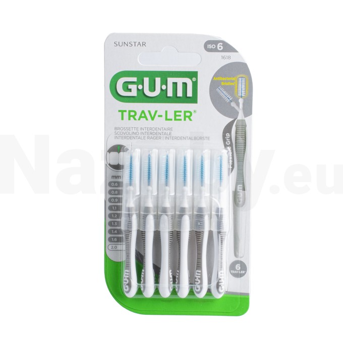 GUM Trav-Ler medzizubné kefky 2,0 mm 6 ks