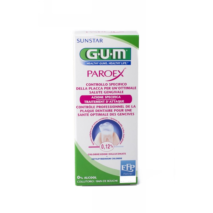 GUM Paroex ústna voda (CHX 0.12%) 300 ml