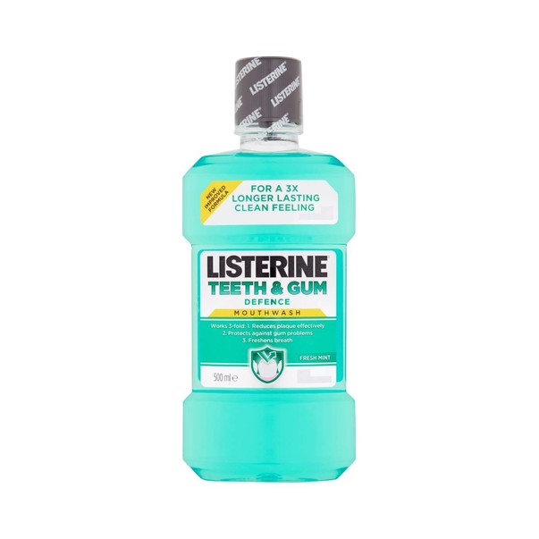 Listerine Teeth & Gum Defence ústna voda 500 ml