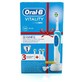 Braun Oral B Vitality 3D White D12.513 zubná kefka + náhradné hlavice 3D White 2ks