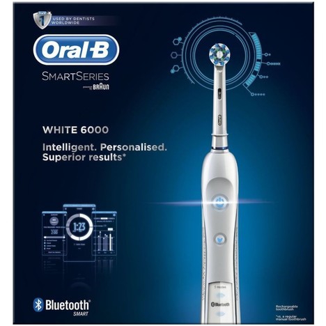 Braun Oral B PRO 6000 WHITE elektrická kefka