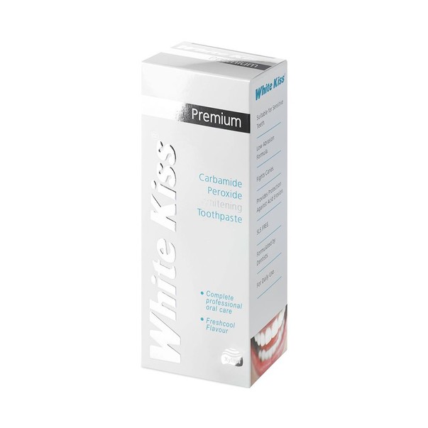 White Kiss Premium bieliaca zubná pasta 75 ml