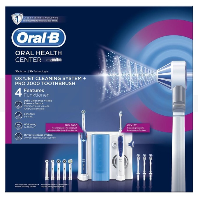 Braun Oral-B Oxyjet PRO 3000 ústne centrum
