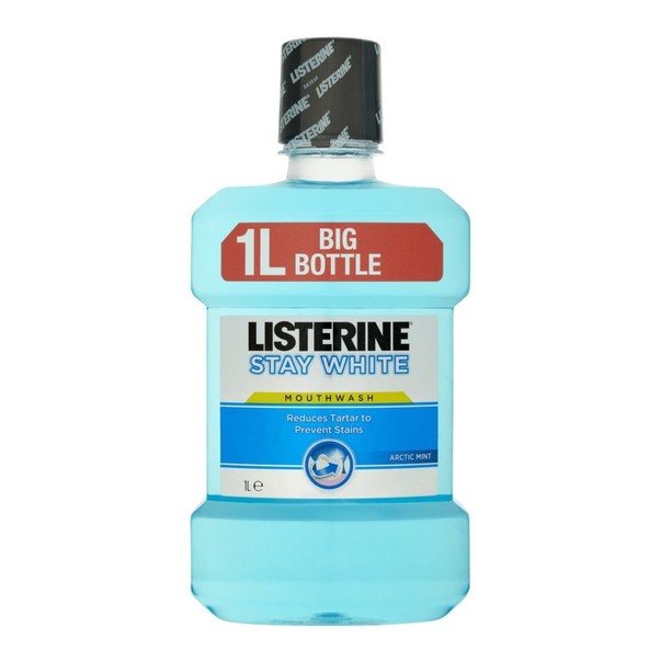 Listerine Stay White ústna voda 1 l