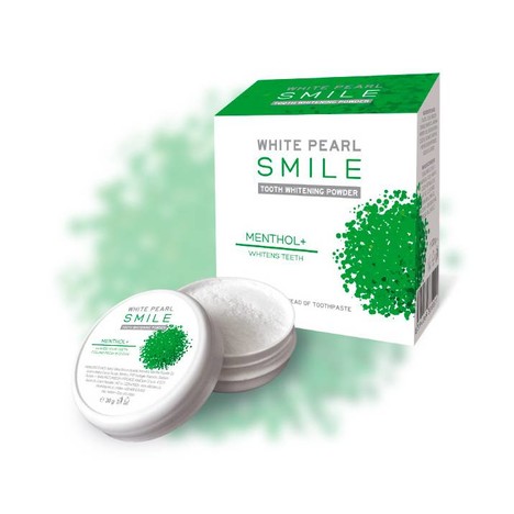 White Pearl Smile Mentol bieliaci zubný púder 30g