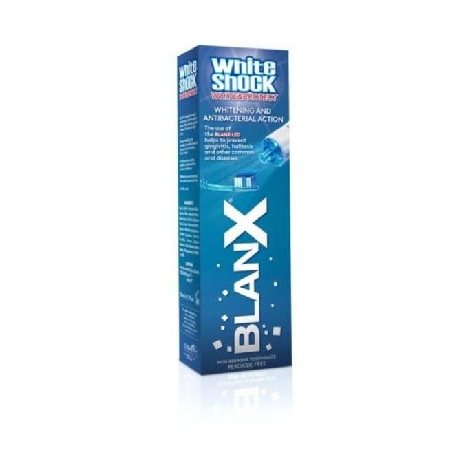 BlanX White Shock & Protect zubná pasta 50 ml s LED aktivátorom